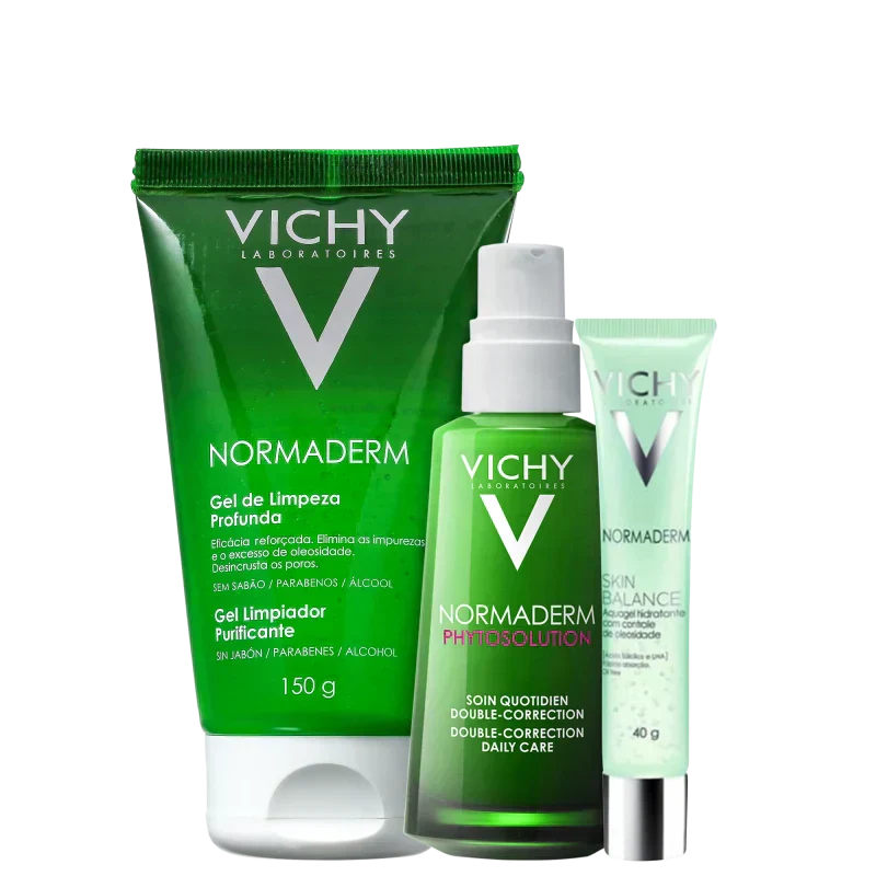 Kit Vichy Normaderm Phytosolution Skin Balance (3 Produtos)