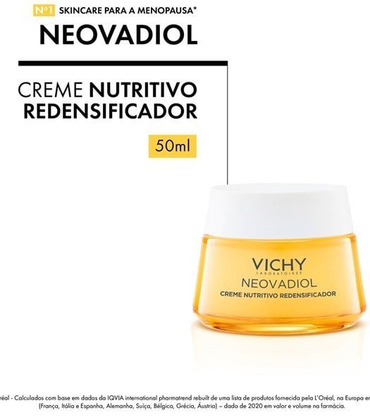 Neovadiol Creme Nutritivo Redensificador Menoupausa 50g