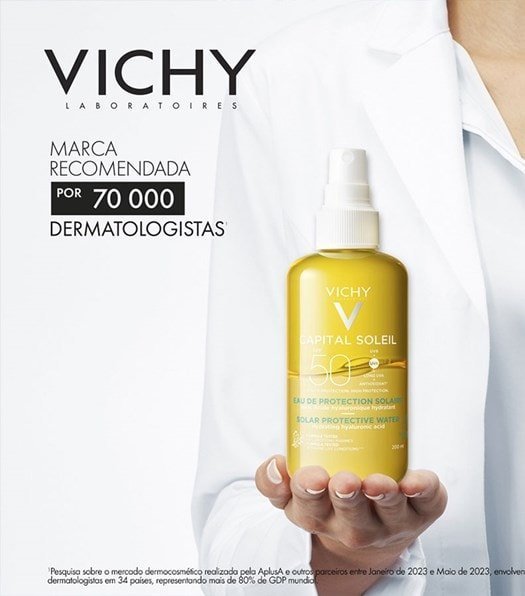 Água solar protetora Hidratante Corporal FPS 50 200ml