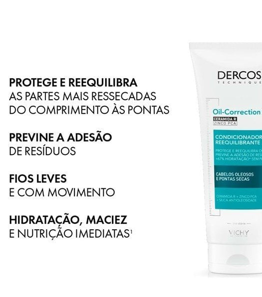Condicionador Reequilibrante Oil-Correction Com Ceramida R e Zinco PCA 200ml