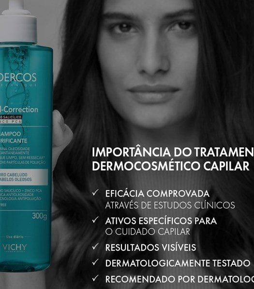 Oil-Crrection Shampoo Purificante com Ácido Salicílico e Zinco PCA – 3 300g